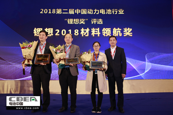 昆侖化學/當升科技/明冠新材榮獲“鋰想2018材料領(lǐng)航獎”